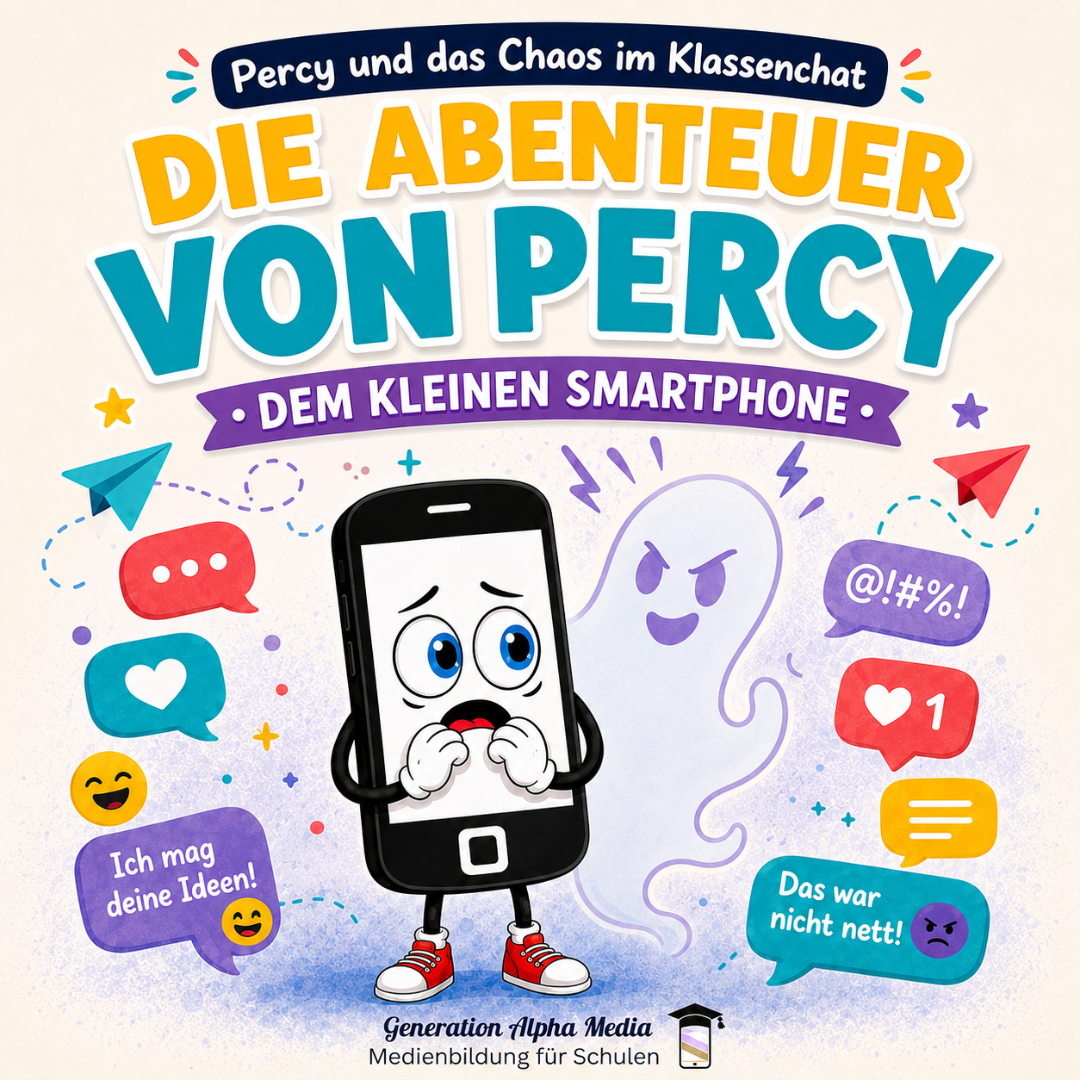 Percy, das kleine Smartphone: Vierte Geschichte für Kinder - Unterrichtsmaterial