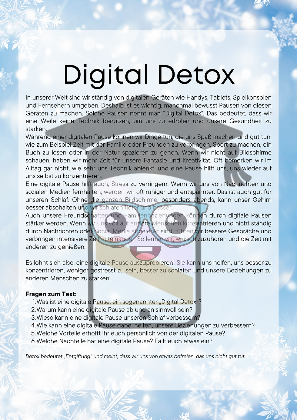 Miniaturbild: Unterrichtsmaterial: Soziale Medien und Achtsamkeit - Social Media Detox machen - Medienkompetenz fördern