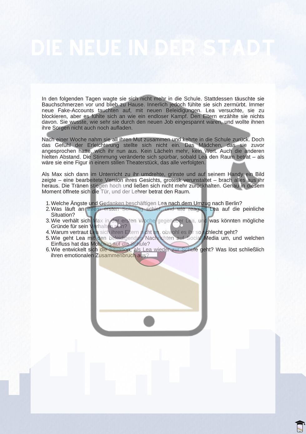 Miniaturbild: Cybermobbing Unterrichtsmaterial: Rollenspiel