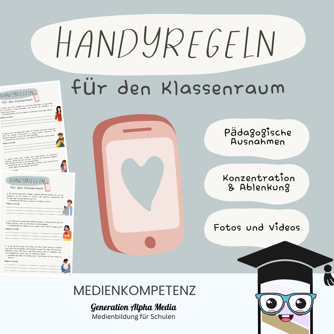 Handyregeln in der Schule – Unterrichtsmaterial zum verantwortungsvollen Umgang