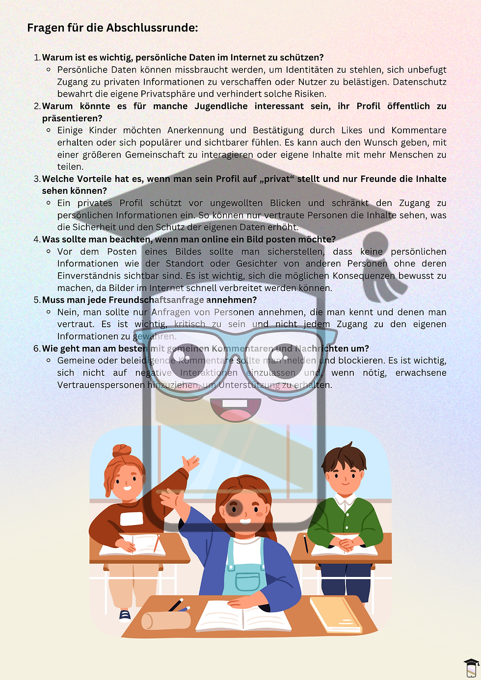 Miniaturbild: Unterrichtsmaterial: Soziale Netzwerke verstehen und nutzen - Sicher surfen online - Medienkompetenz in der Schule fördern