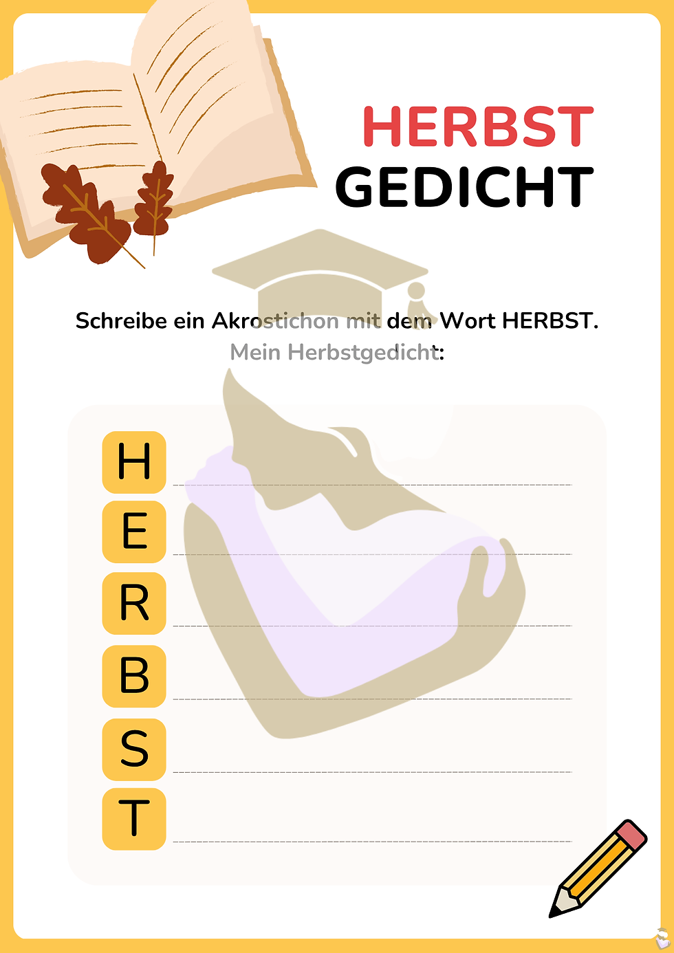 Miniaturbild: Arbeitsheft Herbst - Ziele, Pläne, Abenteuer - Selbstreflexion