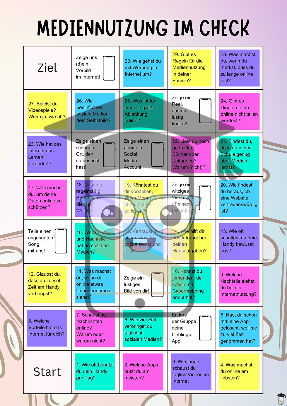Miniaturbild: Medienkompetenz in der Schule fördern - Spiel - Würfelspiel für den Unterricht: Soziale Medien verstehen und reflektieren