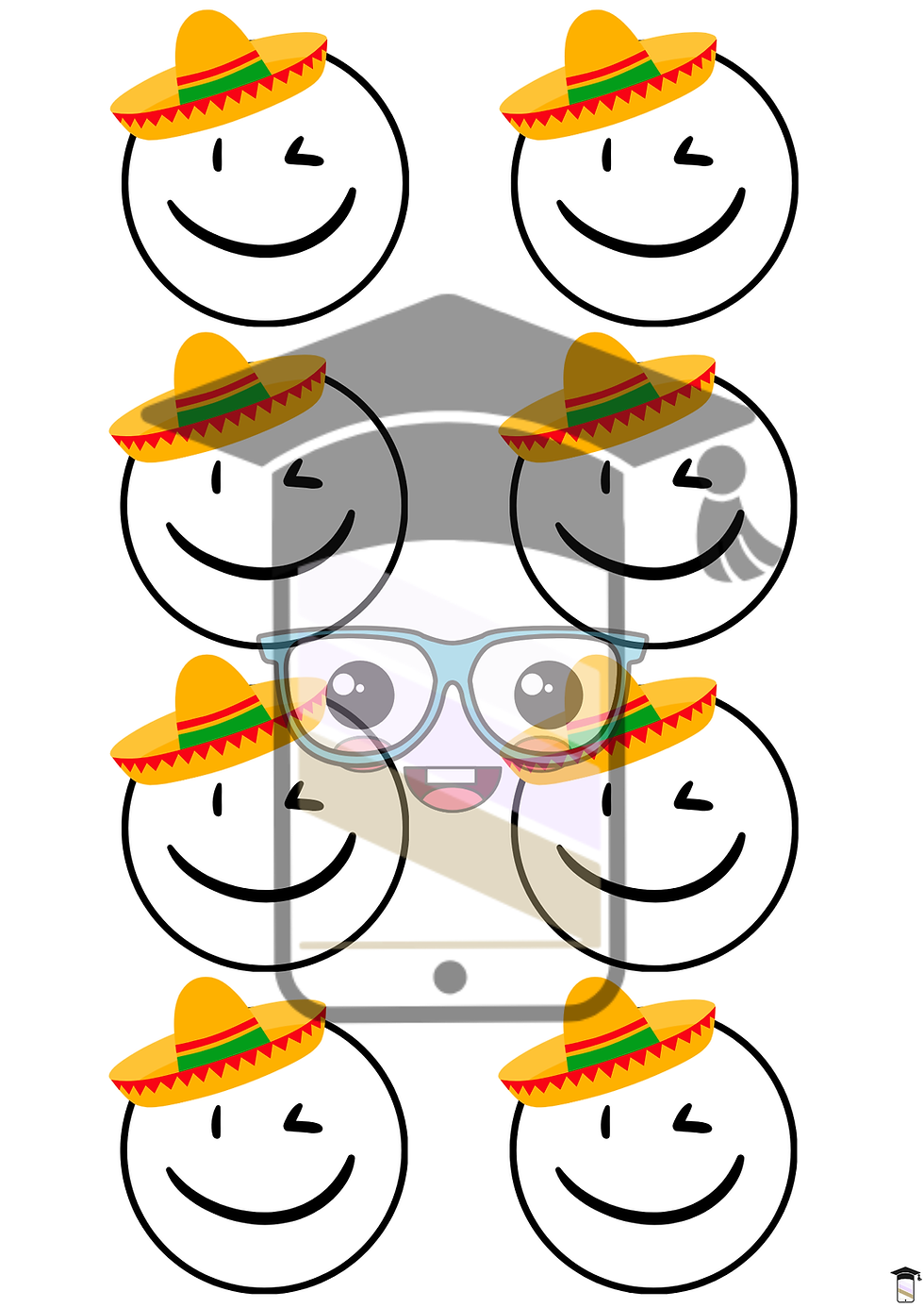 Miniaturbild: Schulstart: Emojis Namensschilder - Unterrichtsmaterial für mehr Medienkompetenz