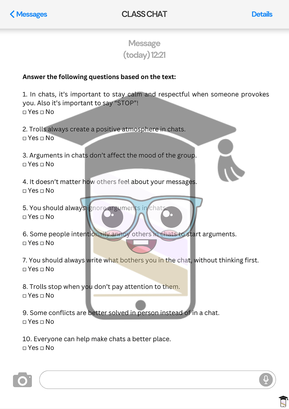 Miniaturbild: Chats & WhatsApp: Teaching Materials for Media Education
