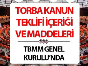Torba Yasa Teklifi Meclis Gündeminde!