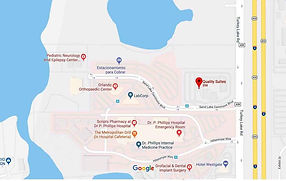 Quality Suites Near I-Drive map