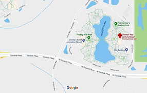 Disney's Pop Century Resort map