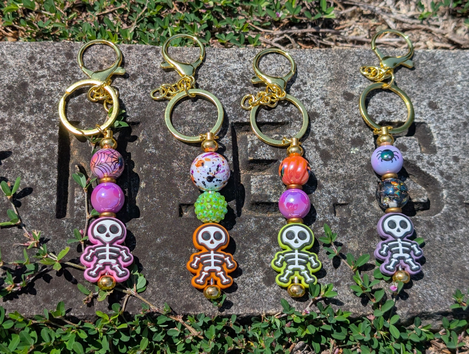 Skeleton Buddy Keychain
