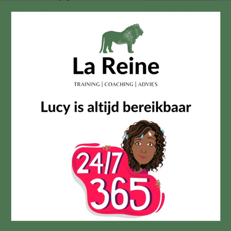 Lucy is altijd bereikbaar