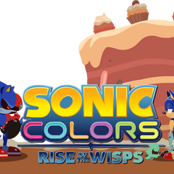 Sonic Colors Rise of the Wisps Part II Logo Illustration