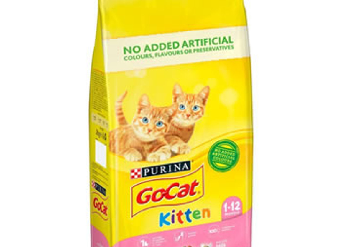 GoCat Kitten Dry Food Chicken 2kg hedgehogrescue