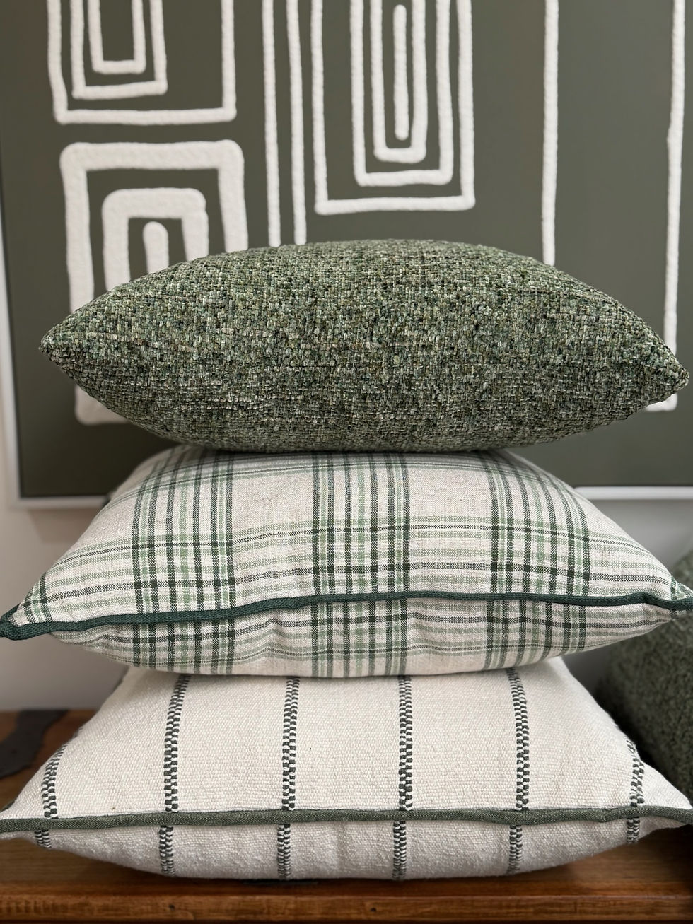 Miniatura: Almofada Bucle Verde - 30x50cm - Tecido Entreposto