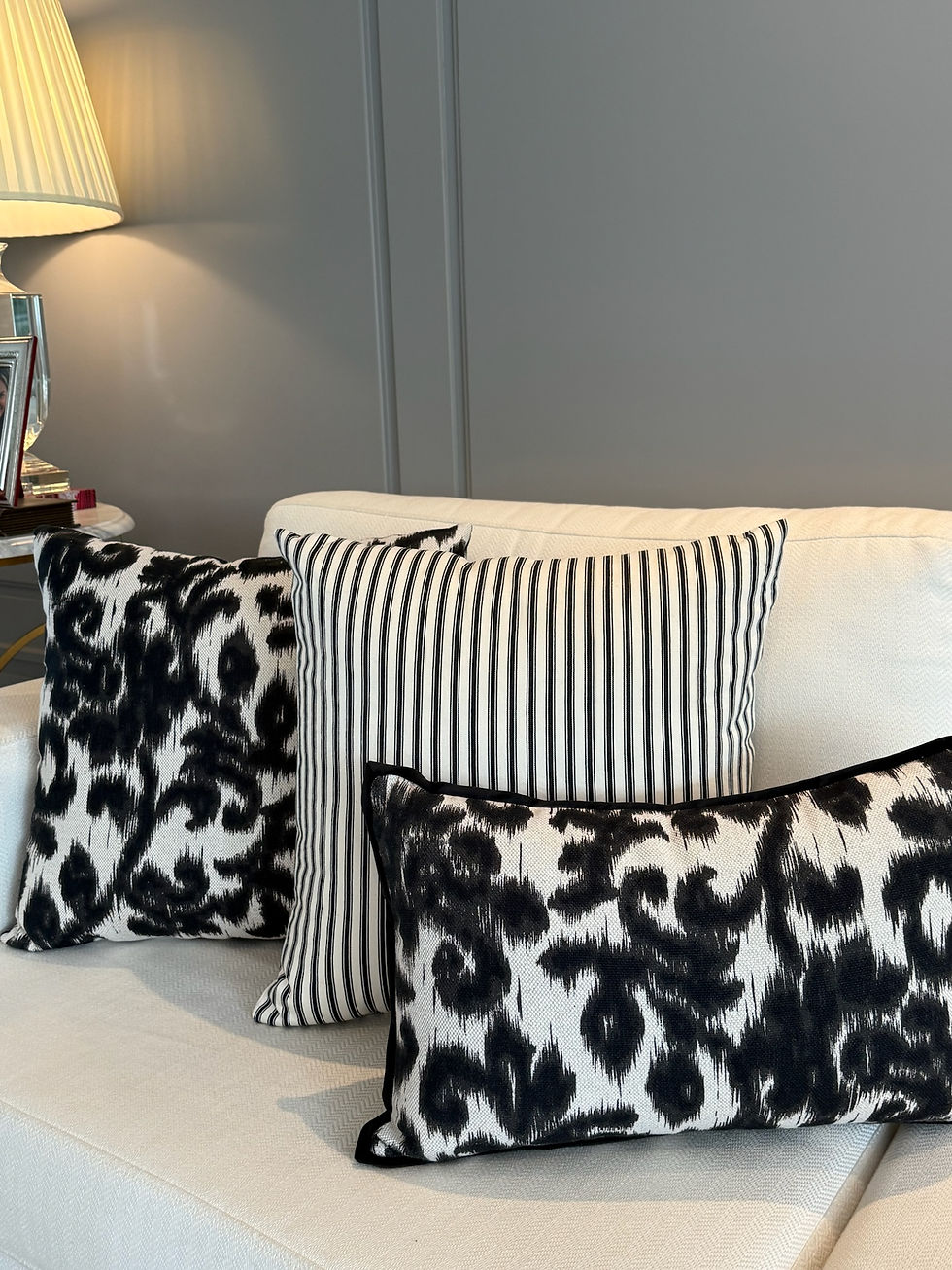 Miniatura: ALMOFADA ESTAMPADA BLACK & WHITE