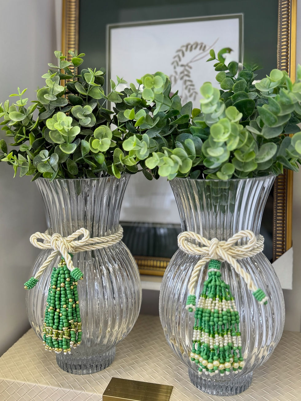 Miniatura: VASO CANELADO CRISTAL