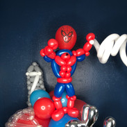 Spider-man birthday balloon