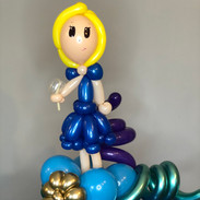Balloon caricature 60th birthday