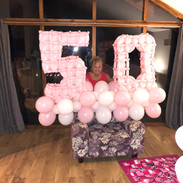 Birthday balloon numbers