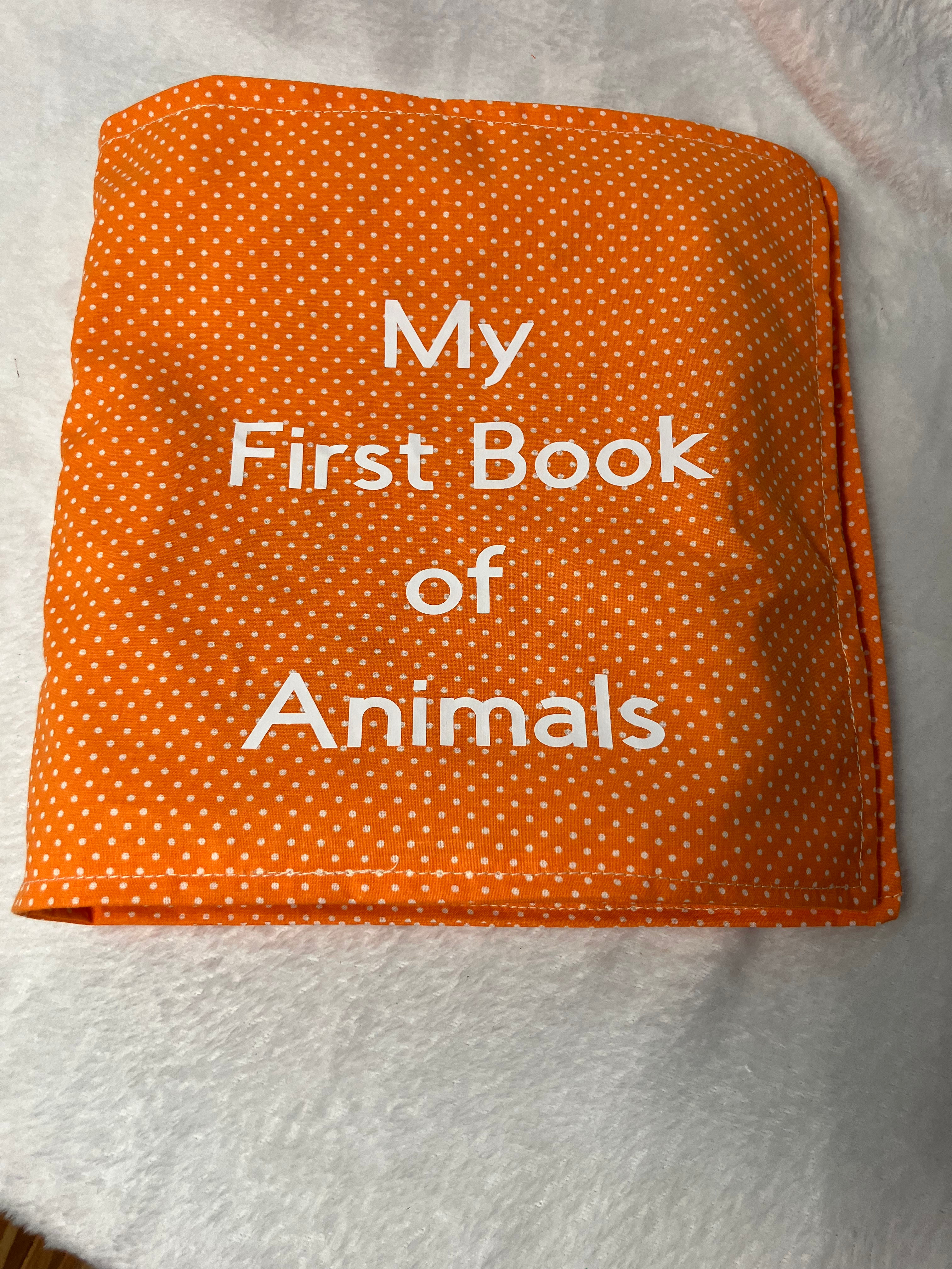 My First Book of Animals orange dot cover