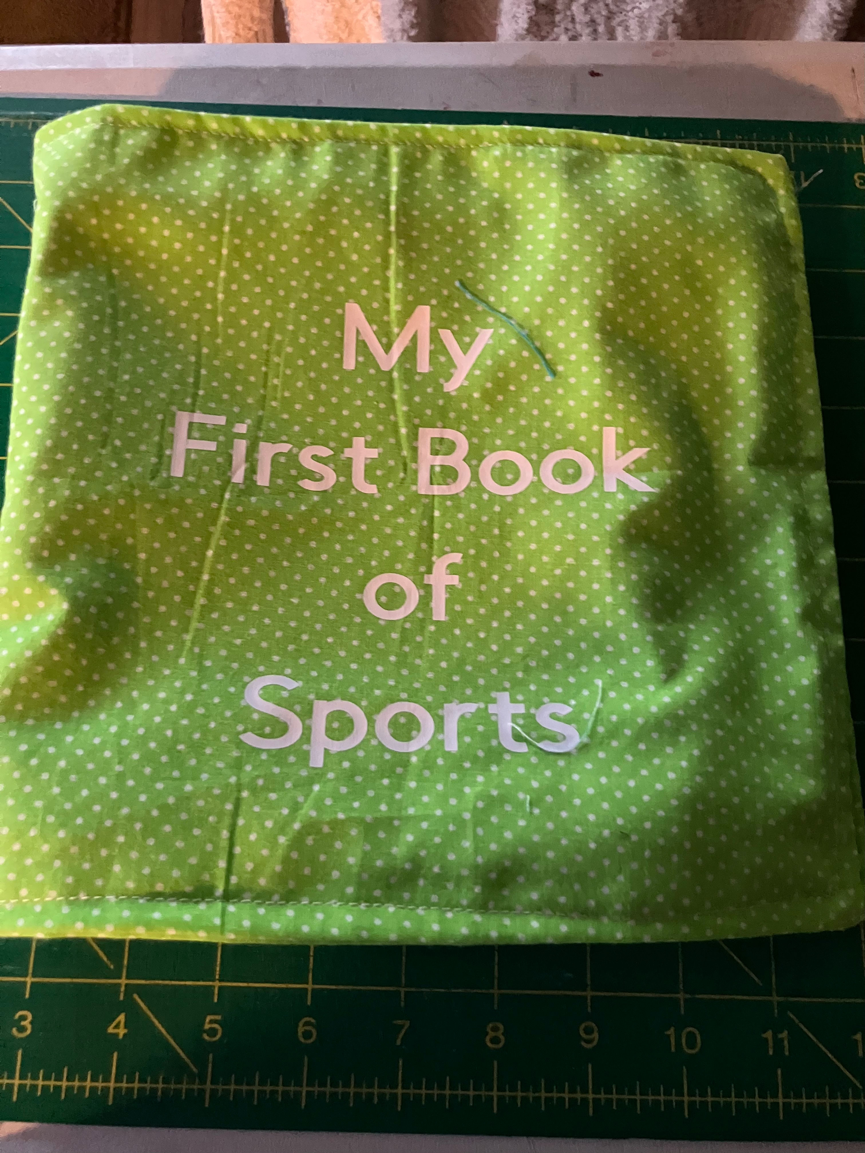 My First Book of Sport Green dot cover