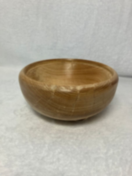 Cherry wood turned bowl