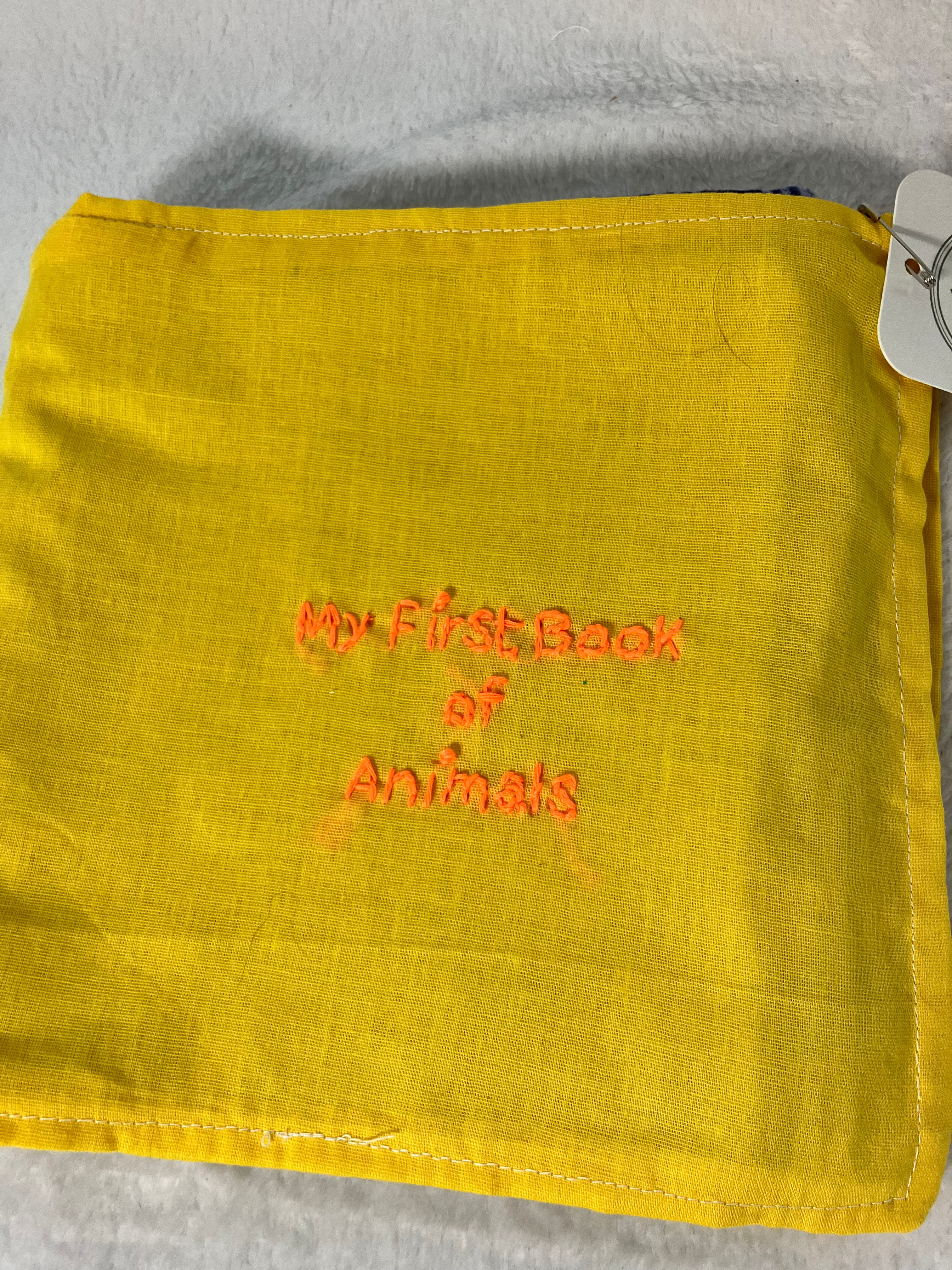 My First Book of Animals yellow cover