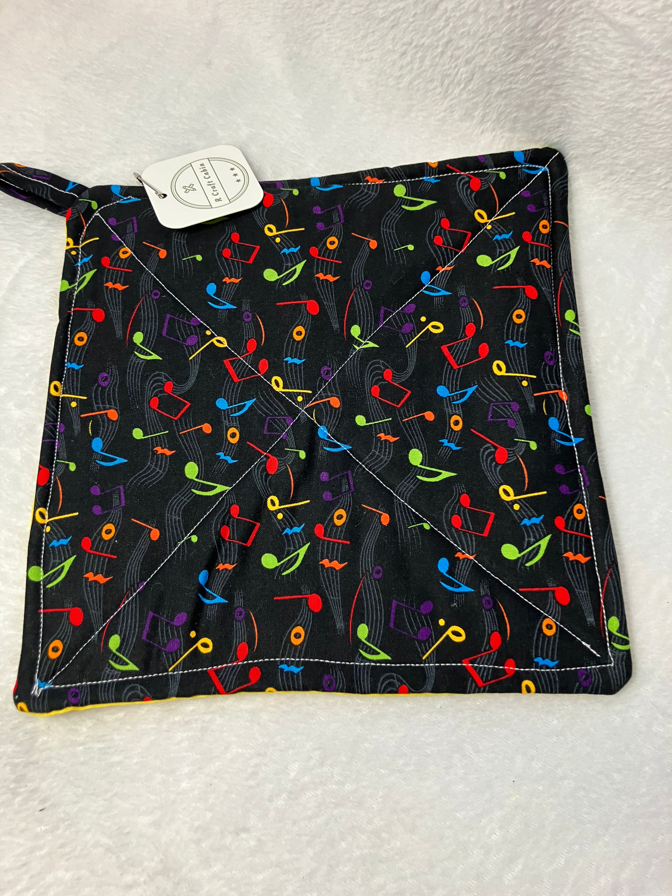 Music themed potholder