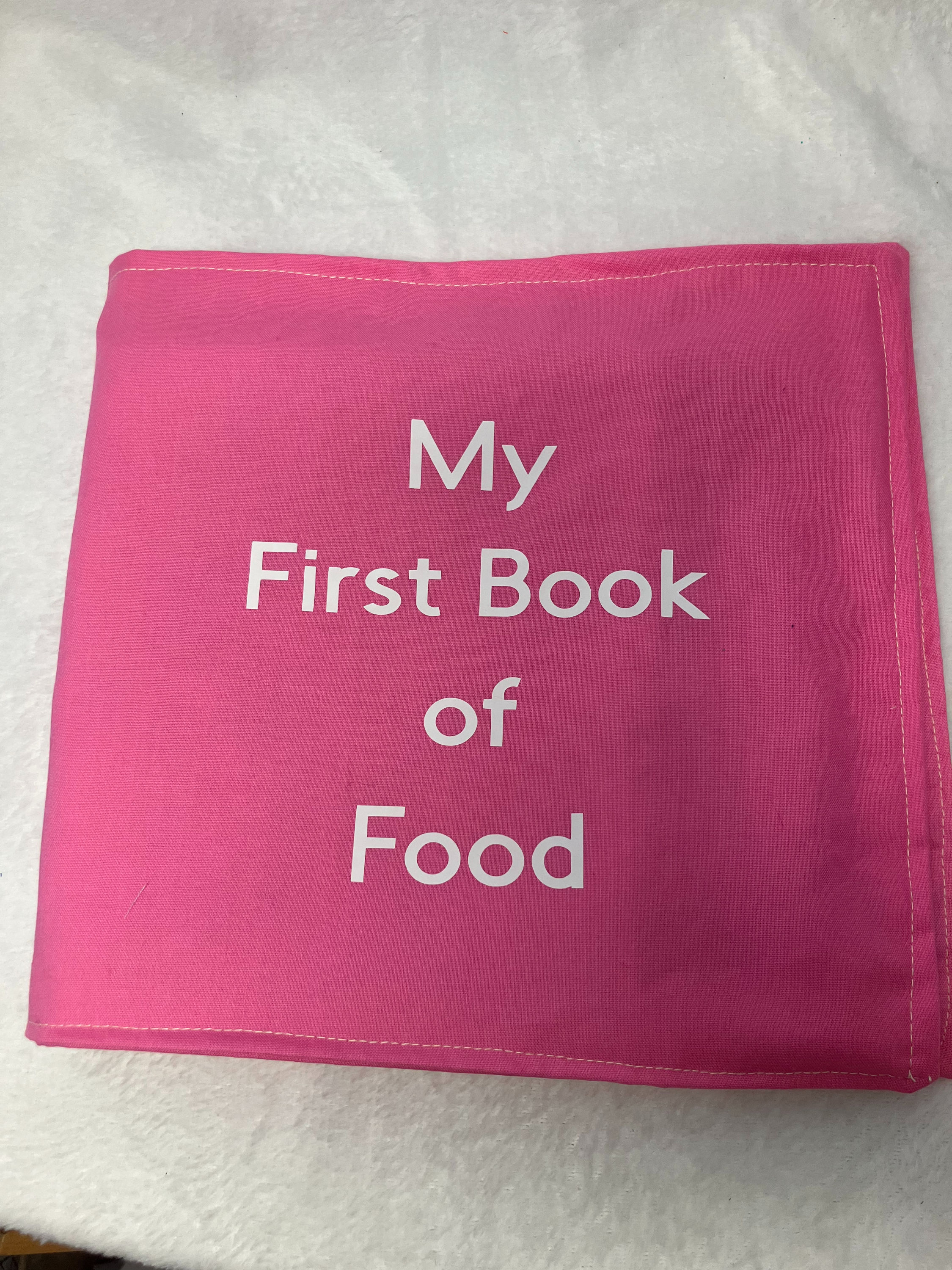 My First Book of Food pink cover