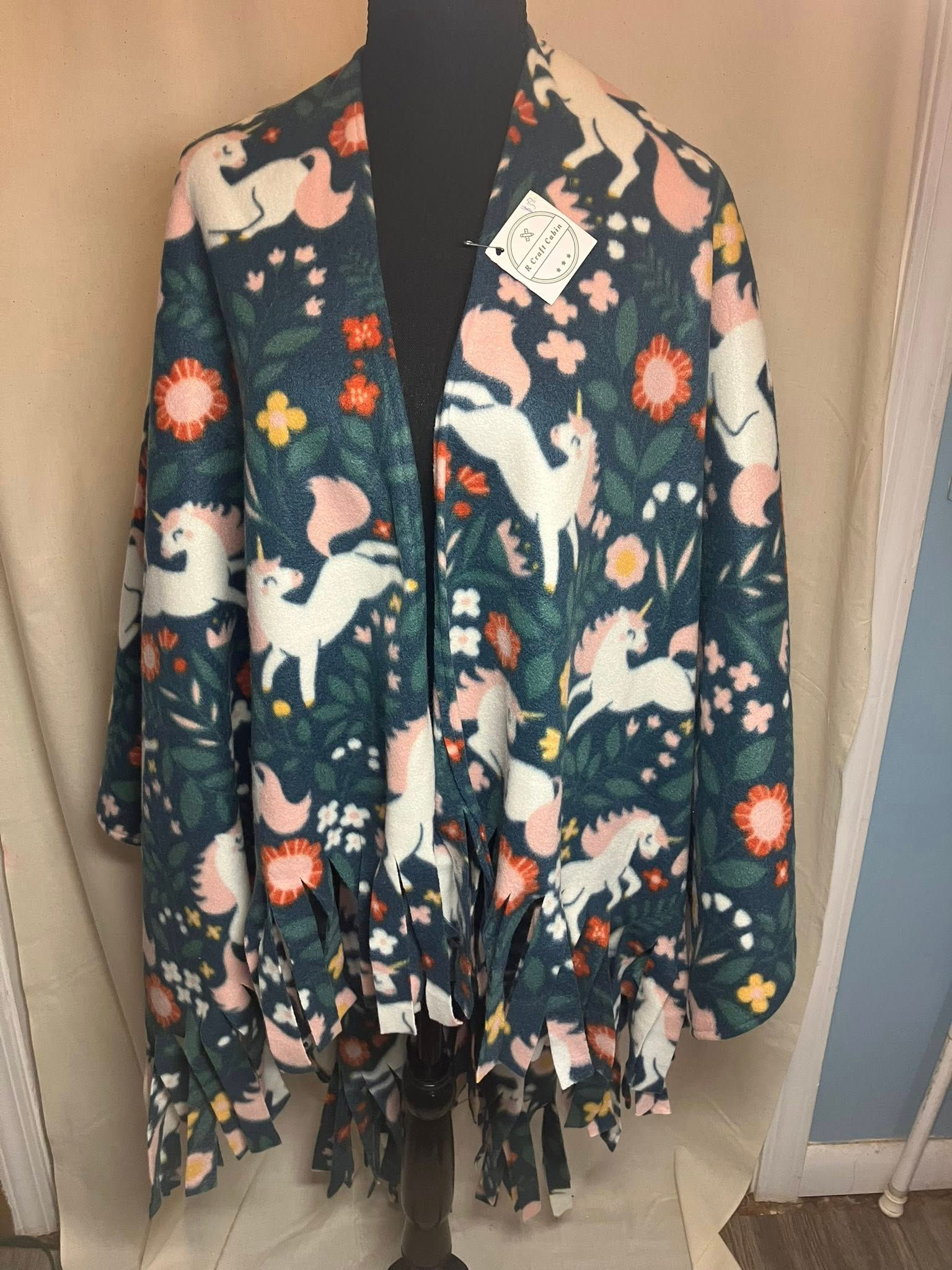 Unicorn Fleece Wrap