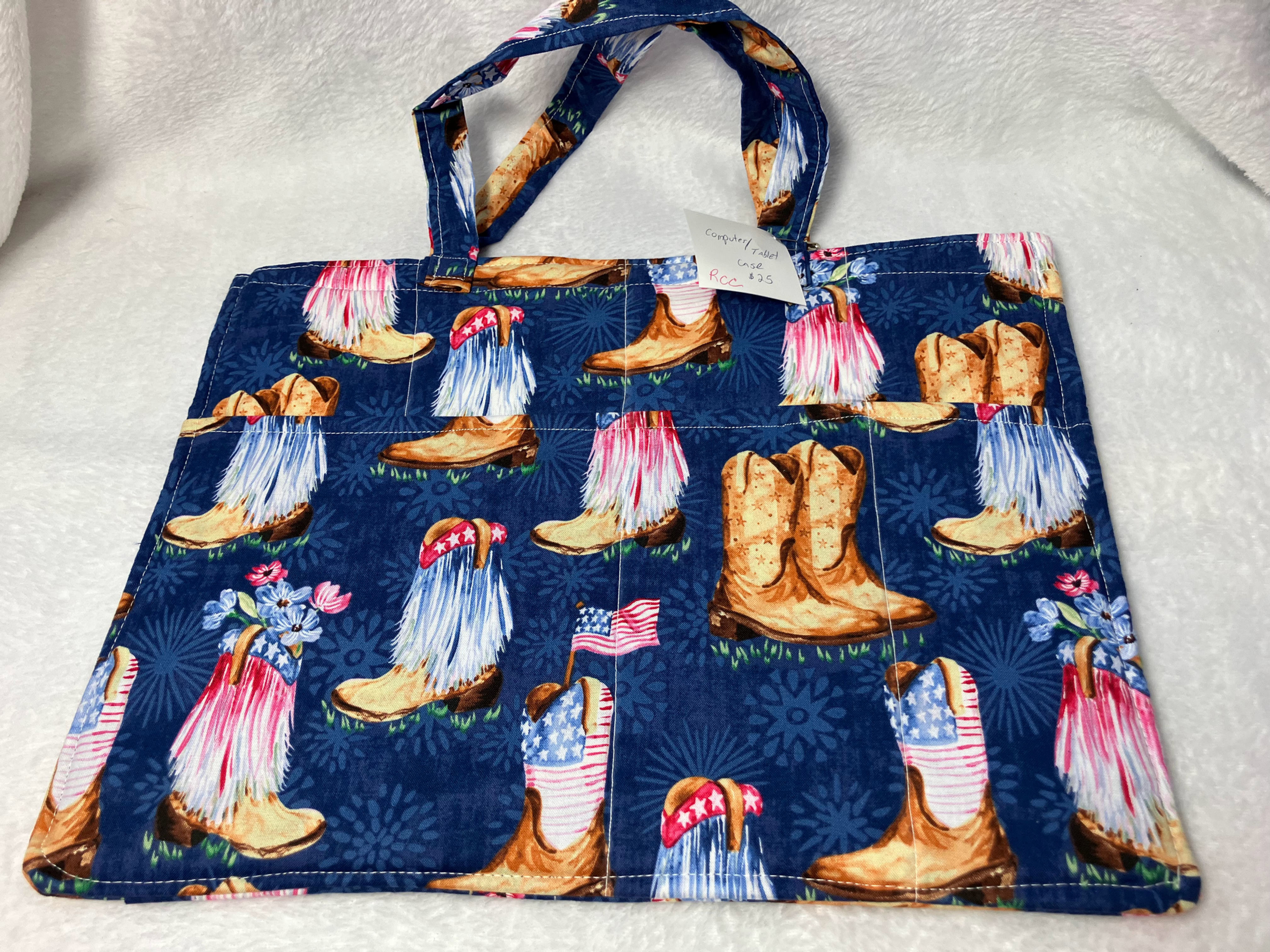Computer or Tablet Case Cowboy Boots Themed
