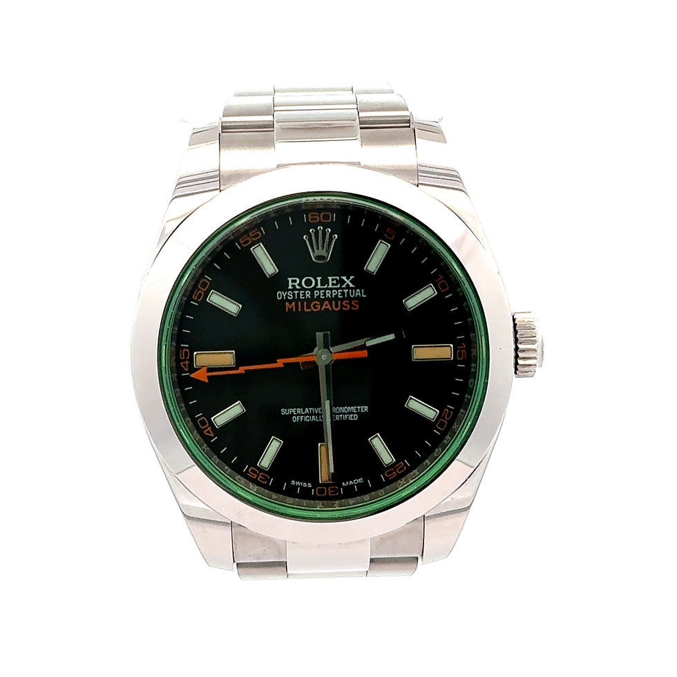 Thumbnail: Rolex 40mm Milgauss Oyster Black Dial