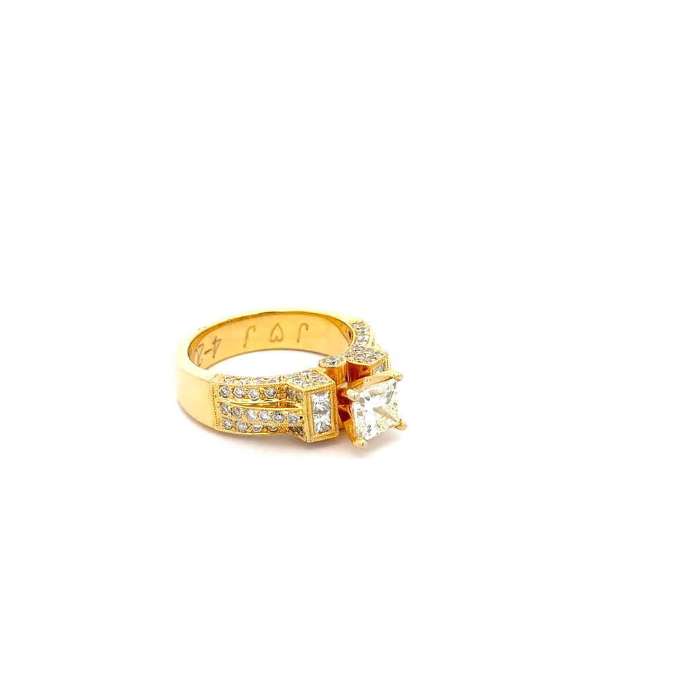 Thumbnail: Diamond Ring 9.8g, 18k
