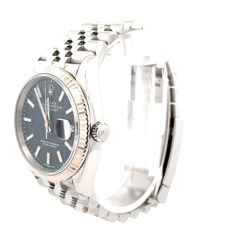 Thumbnail: Pre-owned Rolex Datejust 36MM Blue Motif Dial