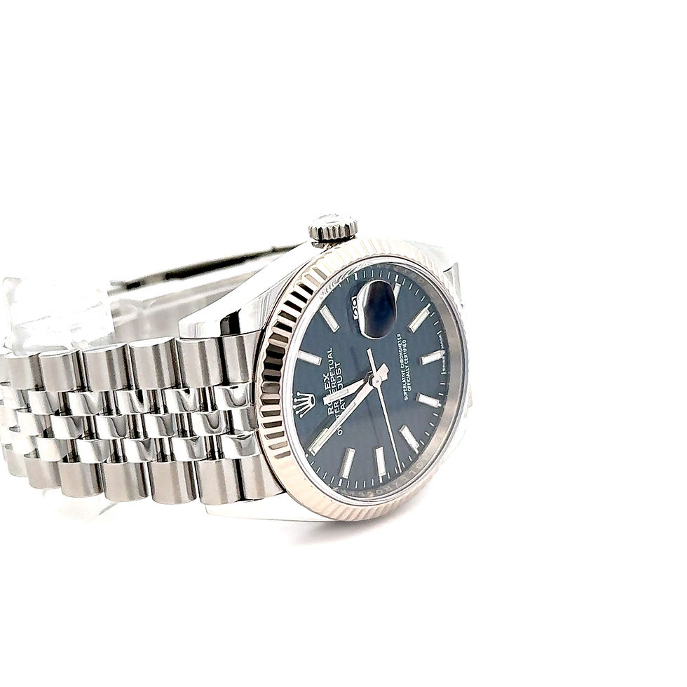 Thumbnail: Pre-owned Rolex Datejust 36MM Blue Motif Dial