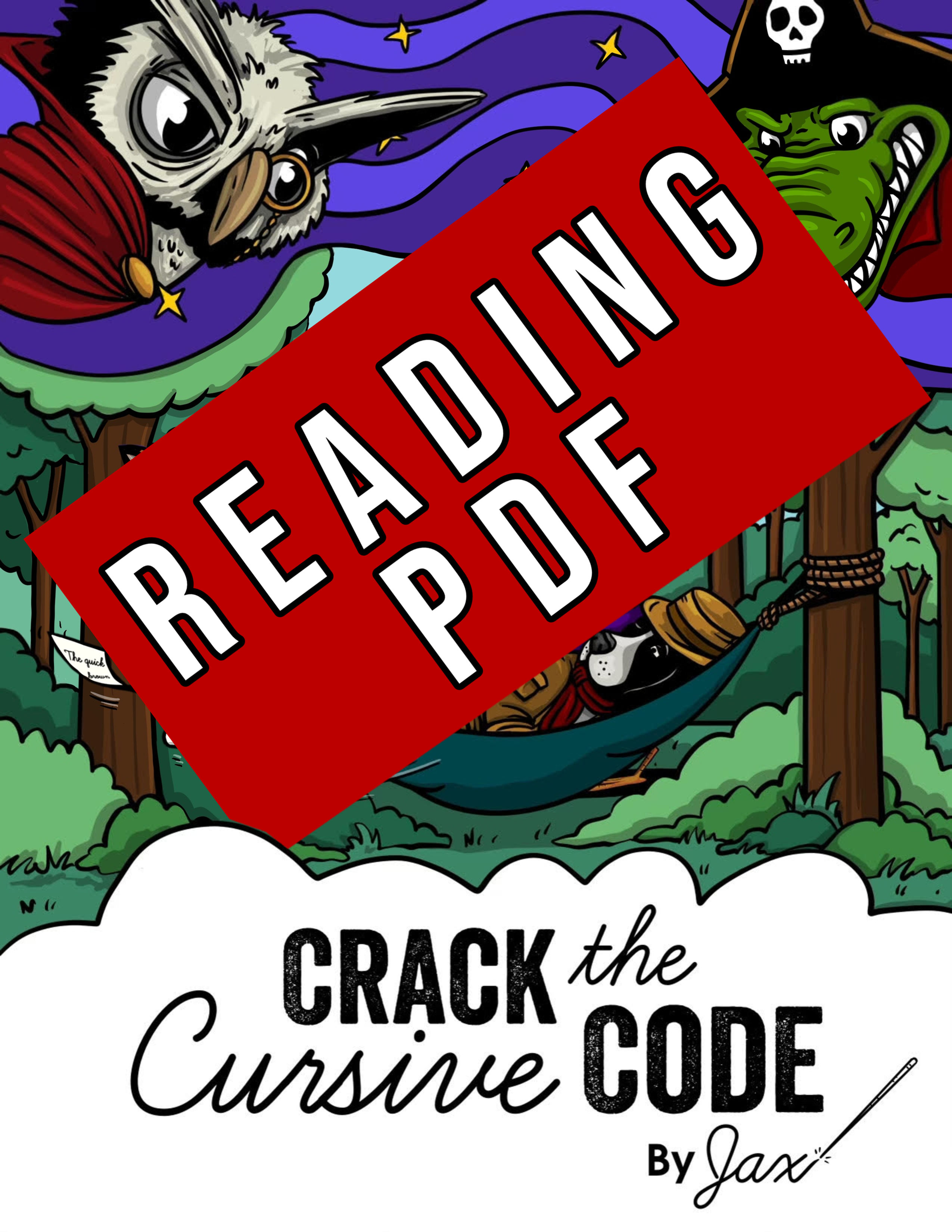 PDF Crack the Cursive Code - Cursive Writing Adventure Story