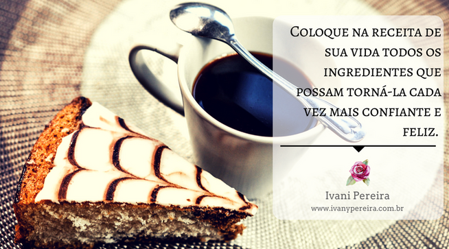Bolo com café!