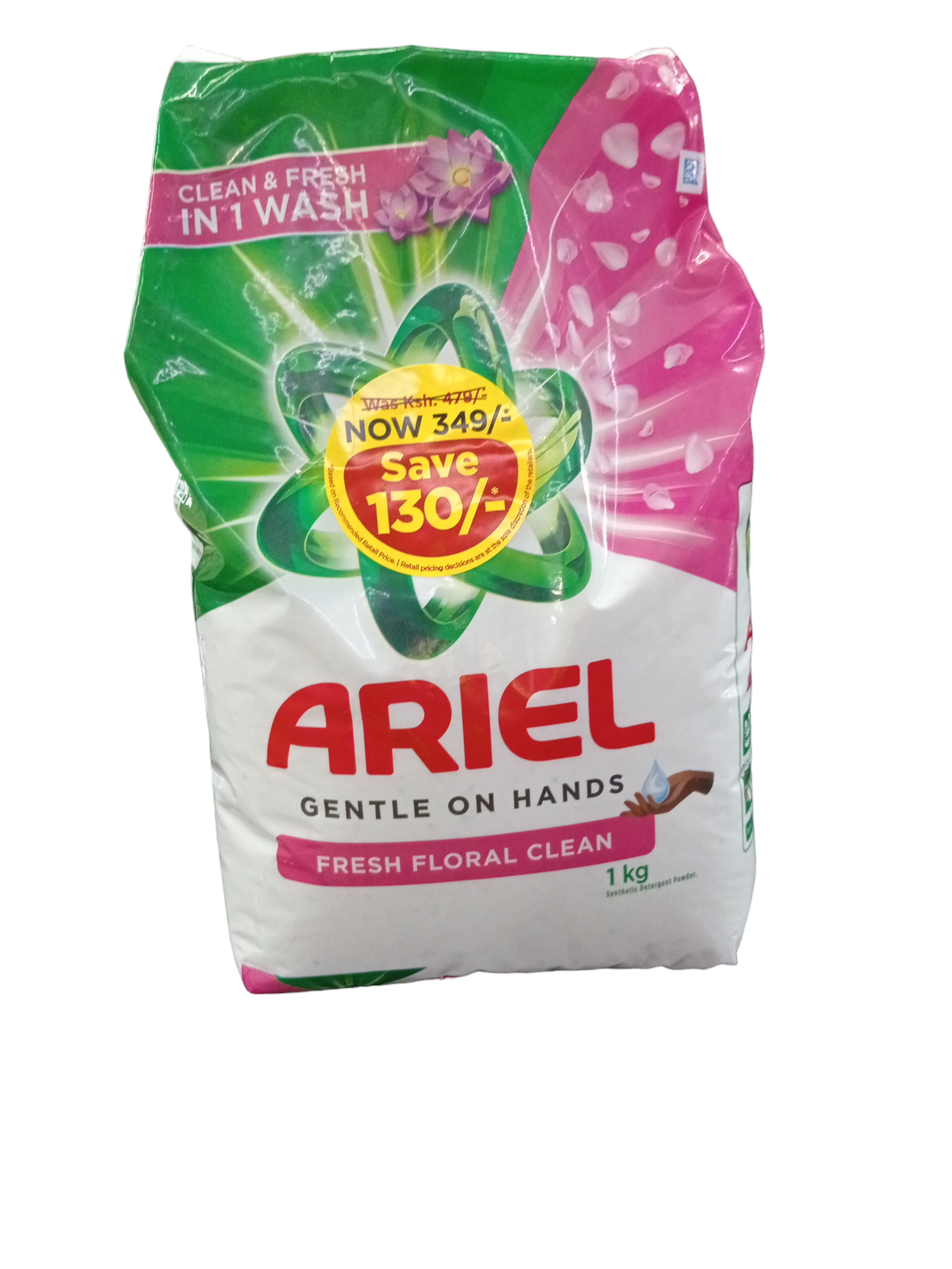 ARIEL WASHING POWDER FRESH FLORAL 1KG
