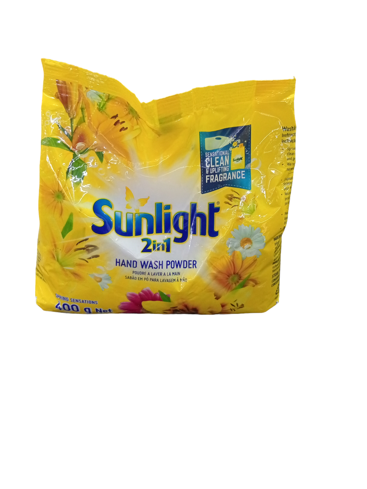 SUNLIGHT WASHING POWDER SPRING SENSATION 400g