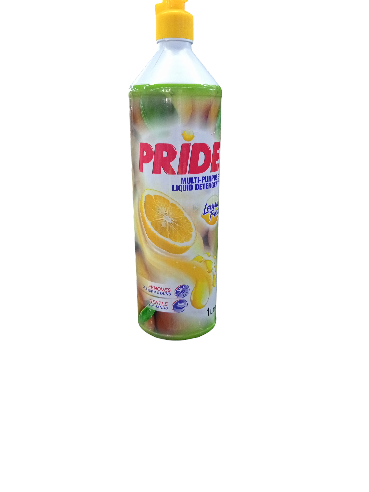 PRIDE MULTI PURPOSE LIQUID DERTEGENT LEMON FRESH 1LITRE