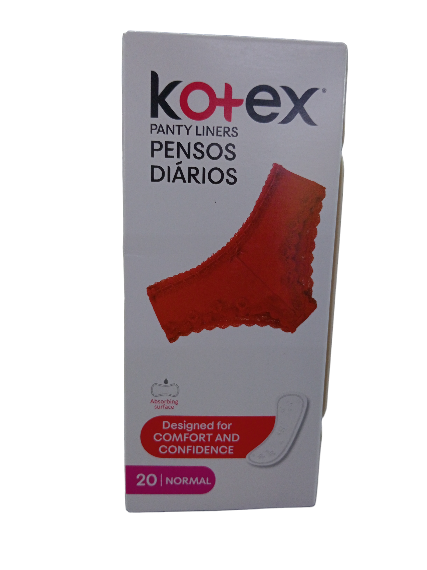 KOTEX PANTY LINERS NORMAL 20s