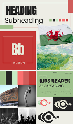 Branding moodboard.