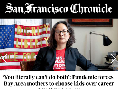 SF Chronicle Profile of Working Moms During the Pandemic