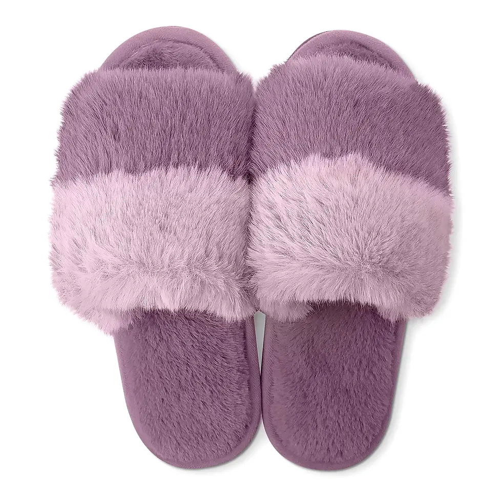 Thumbnail: Hello Mello Cotton Candy Puff Slippers
