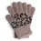 Thumbnail: Winter Leopard Print Luxury Soft Gloves