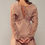 Thumbnail: V-Neck Metallic Plissé Tie Back Mini Dress