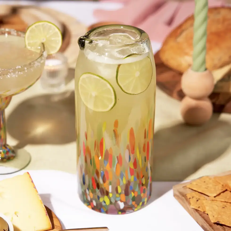 Thumbnail: Twine | Segunda Vida Artistico Hand-Blown Recycled Glass Pitcher