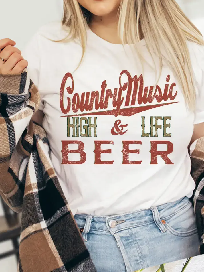 Country Music High Life - Western  Shirt