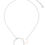 Thumbnail: DOUBLE RING LINK PENDANT NECKLACE