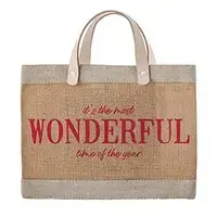 Wonderful Time Jute Tote