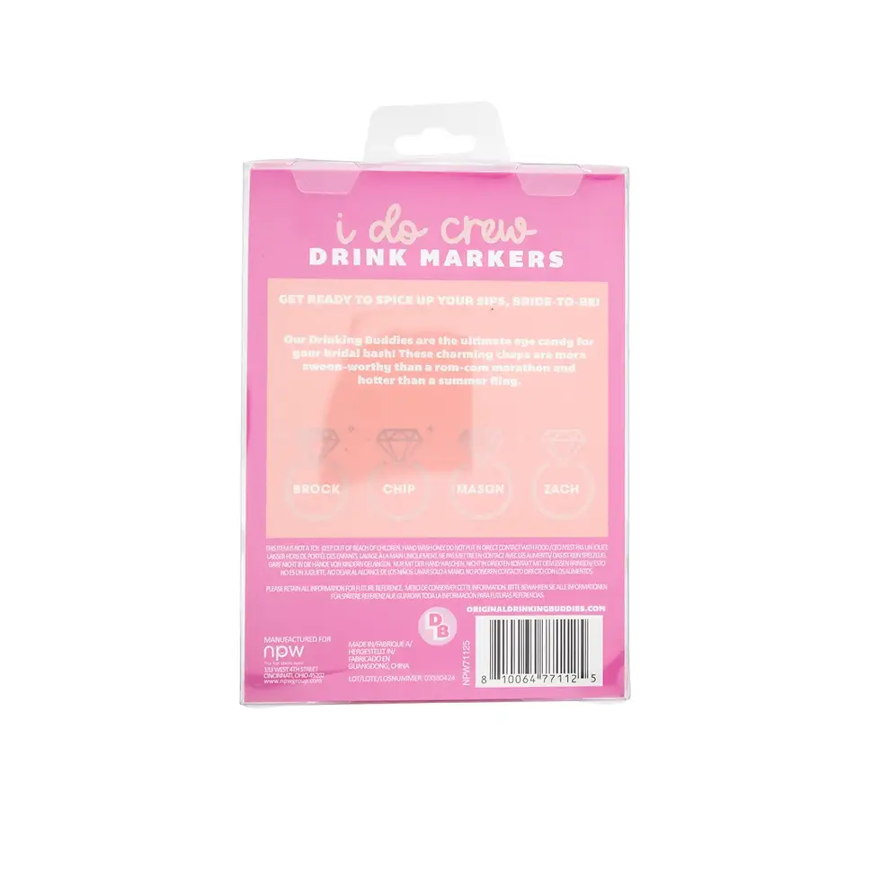 Thumbnail: I Do Crew Drink Markers-4 Pack
